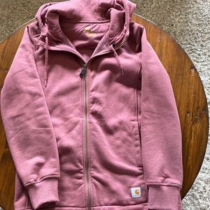 Carhartt relaxed fit zip up hoodie